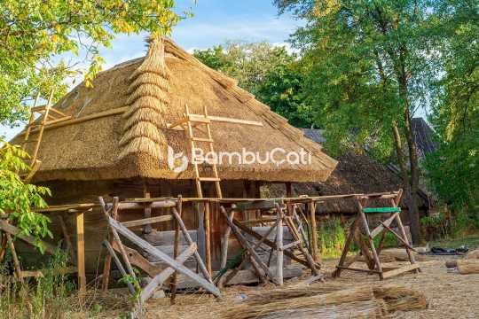 Doğal Hasır, Bambu ve Saz Çatı Galerisi