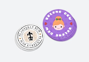 Circle stickers