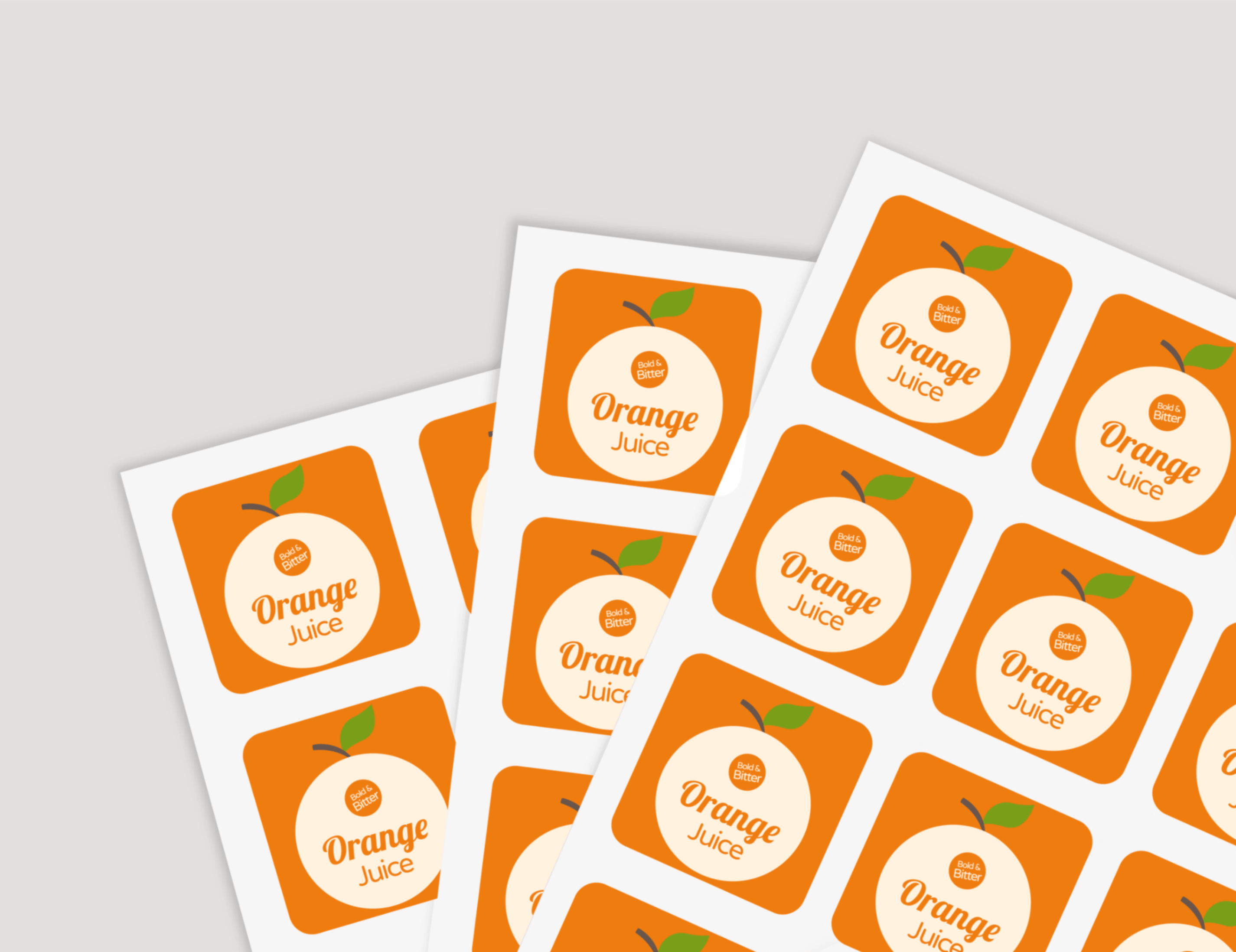 Kvadratiska etiketter