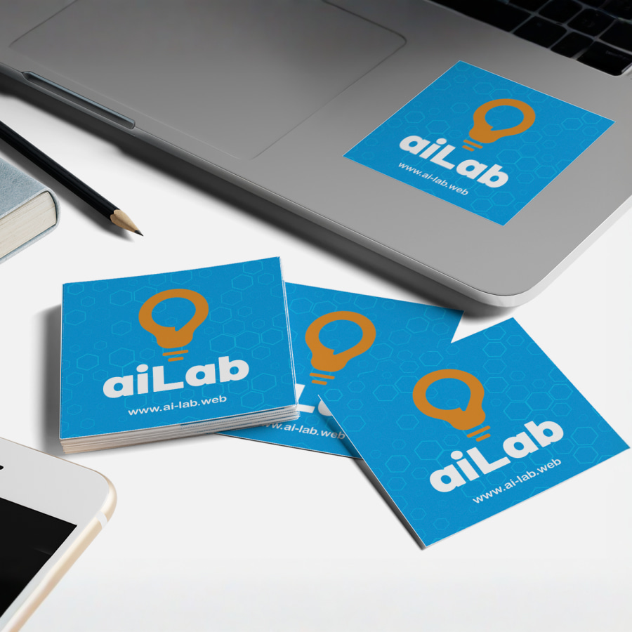 Kvadratiska klistermärken