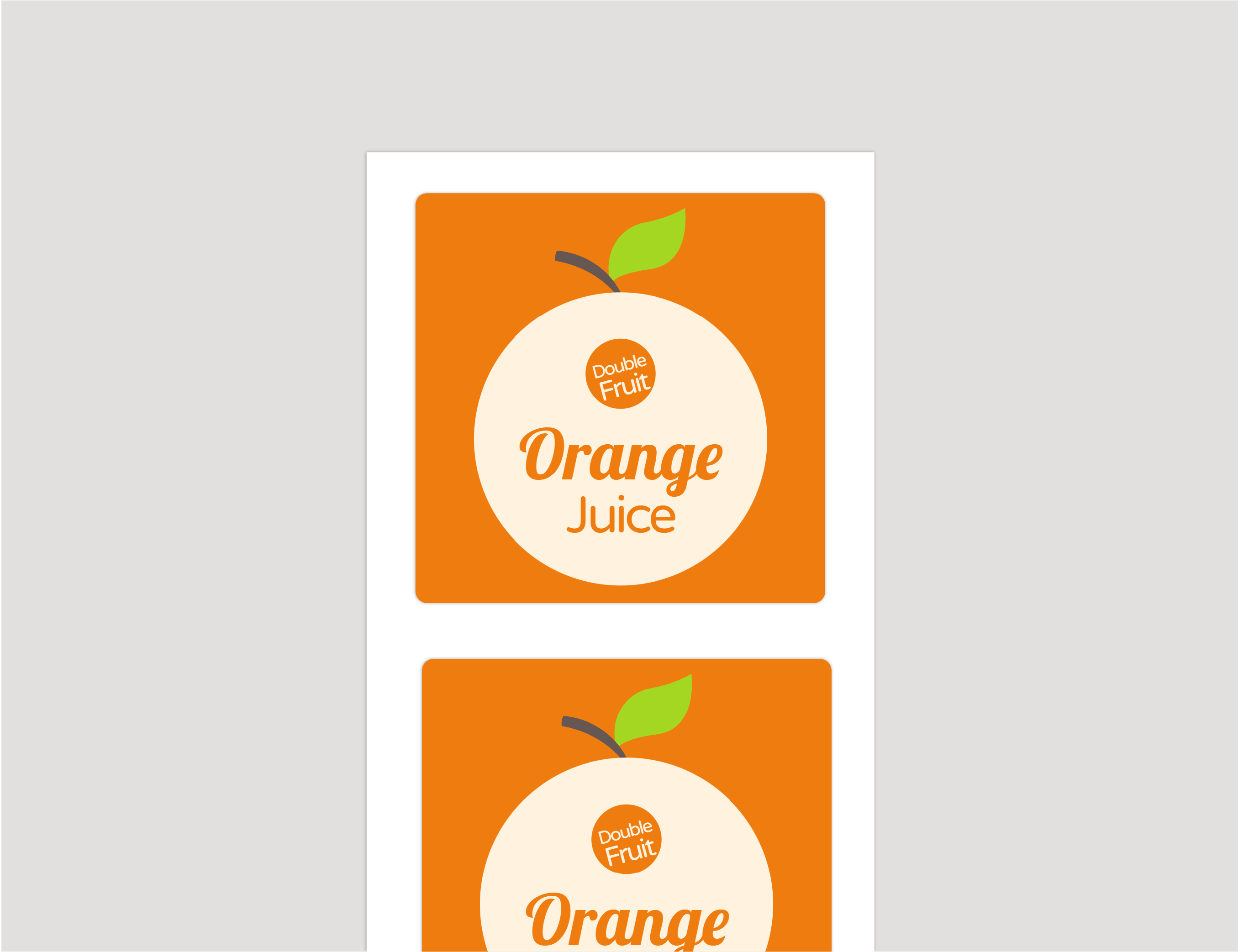 Kvadratiska etiketter