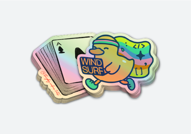 Holografiska klistermärken