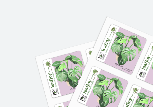 Arketiketter med runda hörn