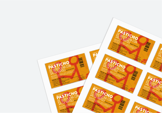 Rektangulära arketiketter