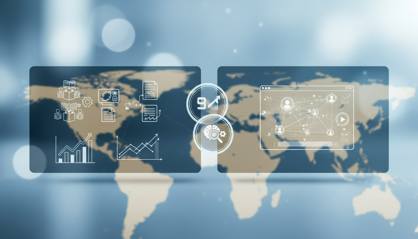 2026년 국제지식재산연수원 교육훈련계획 인포그래픽 — 대면 212개·온라인 415개 총 627개 과정, AI 심사 교육, IP 아카데미 포털 개편을 시각화한 자료