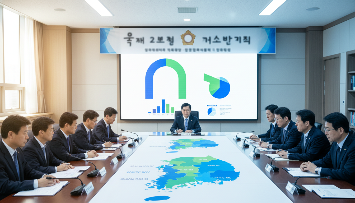 2026년 2월 26일 서울 코리아나호텔에서 개최된 제3차 의료혁신위원회 전체회의 장면 — 위원장과 30명의 위원들이 수도권·지방 의료 격차 해소 설문 결과와 3개 분야 10개 의제 확정안을 논의하는 모습