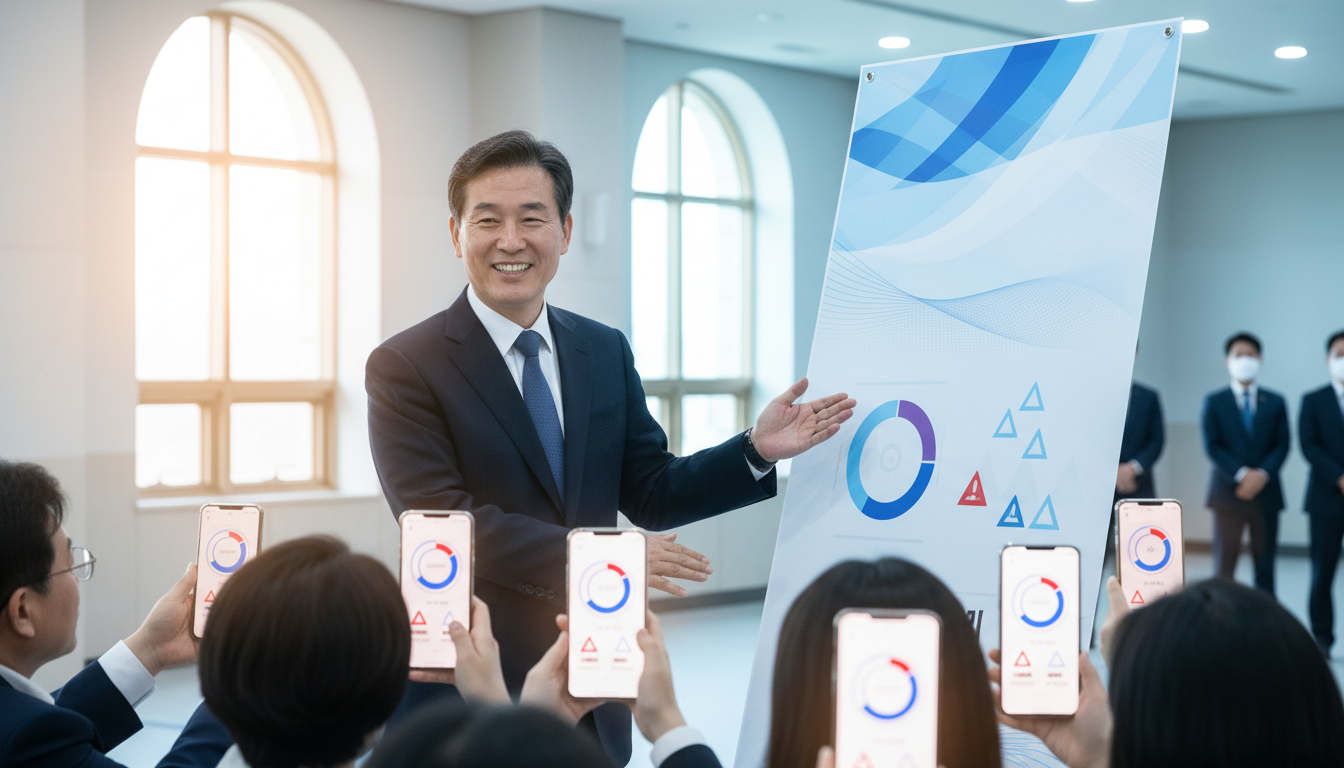 문화체육관광부 확률형 아이템 피해구제센터 개소식 현장, 게임 이용자가 확률 미공개 피해를 신고하는 모습