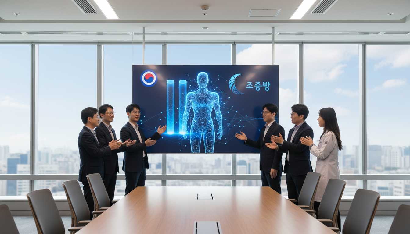 2026년 2월 대전에서 열린 출연연 휴머노이드 전략 협의체 제1차 회의에서 과학기술정보통신부와 KAIST·KIST·ETRI 전문가들이 K-문샷 휴머노이드 로봇 원팀 전략을 논의하는 장면