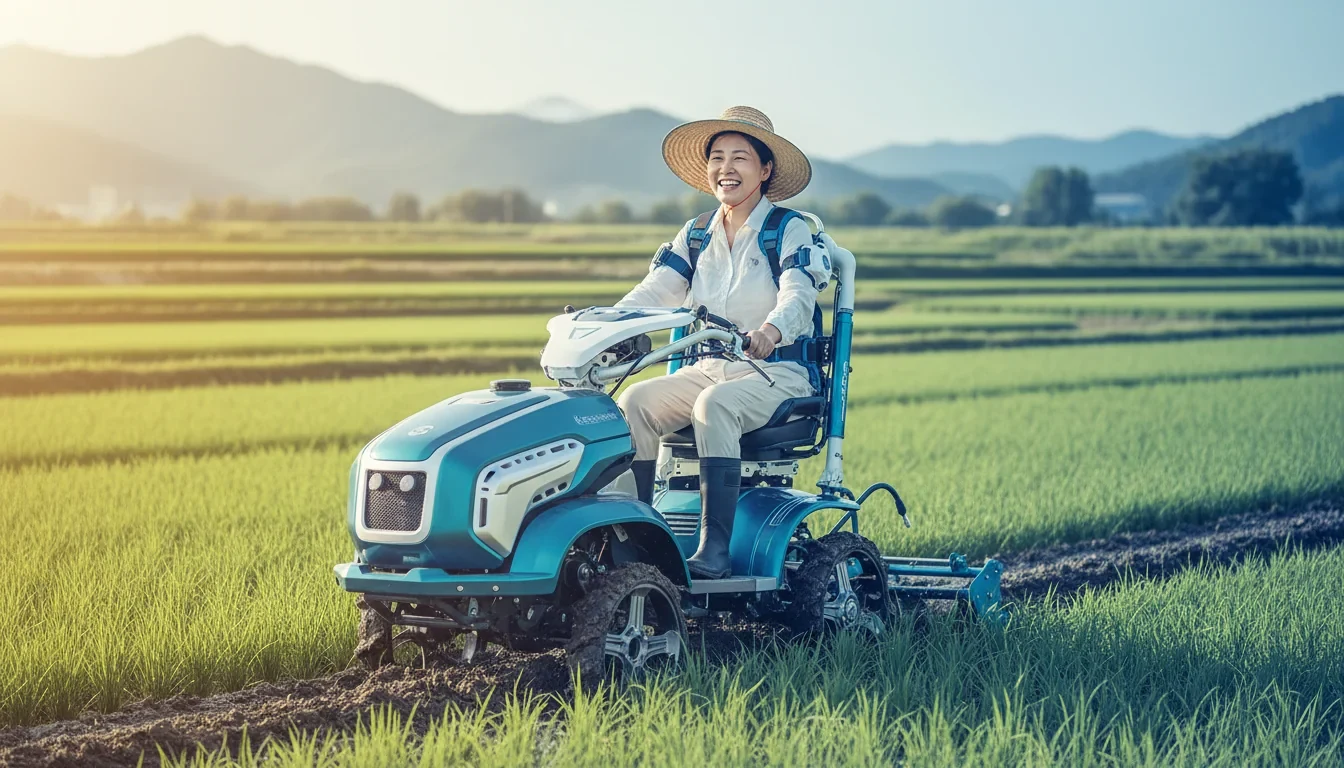 농촌진흥청 차장이 전국 여성농업인 대의원 200명 앞에서 여성 친화형 농기계·웨어러블 장비·가족경영협약교육 지원 방향을 발표하는 제33차 대의원총회 장면