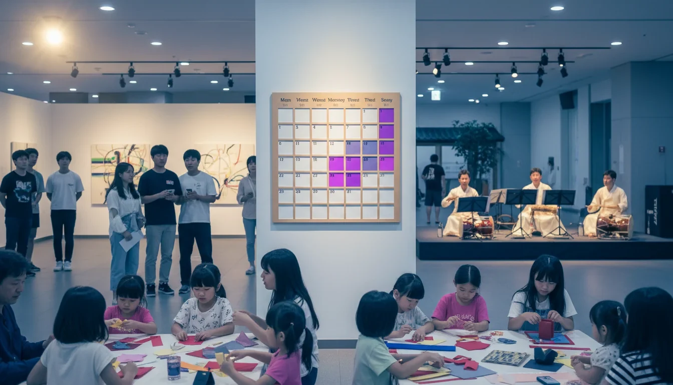 매주 수요일로 확대되는 문화가 있는 날 제도의 기존 대비 변경 사항 비교표와 10년간 참여율 성장 추이를 보여주는 인포그래픽