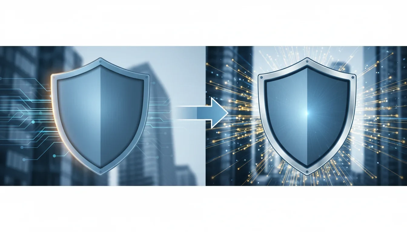 개인정보 보호법 개정에 따라 과징금 상한이 매출액 3%에서 10%로 강화되는 변화를 보여주는 비교 그래픽