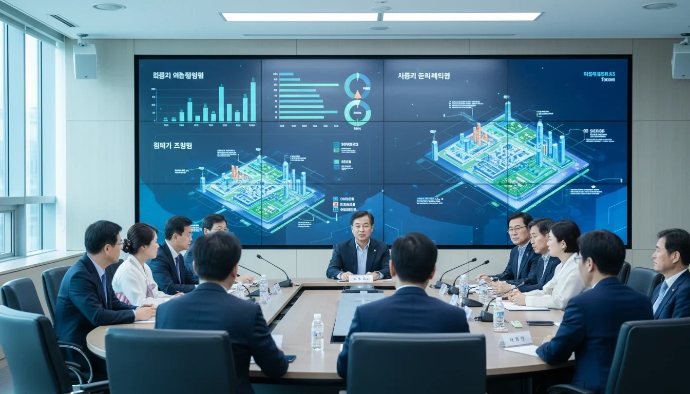 과학기술정보통신부 제5차 연구개발특구육성 종합계획 공청회 현장에서 전문가들이 발전 방향을 논의하는 모습