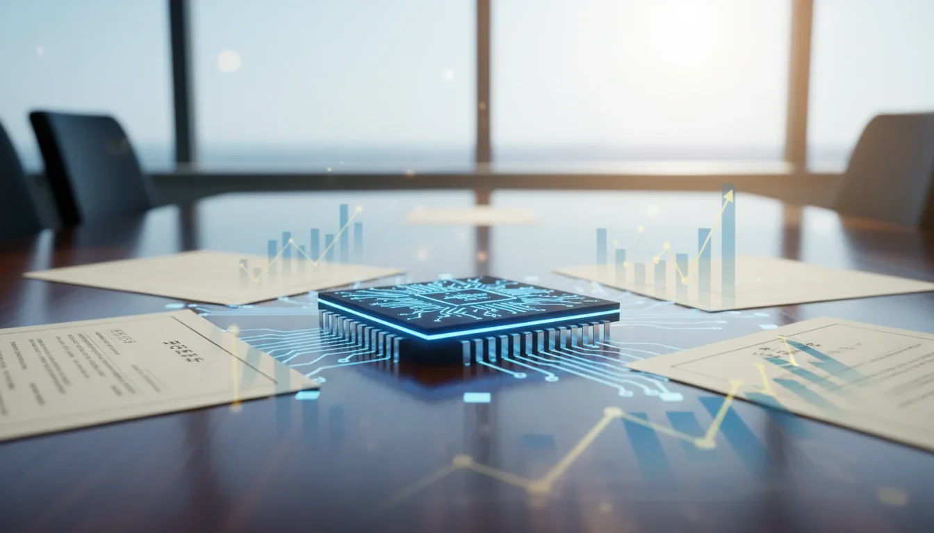 금융위원회 국민성장펀드 기금운용심의회에서 리벨리온 AI 반도체 기업에 2,500억원 직접투자를 의결하는 장면