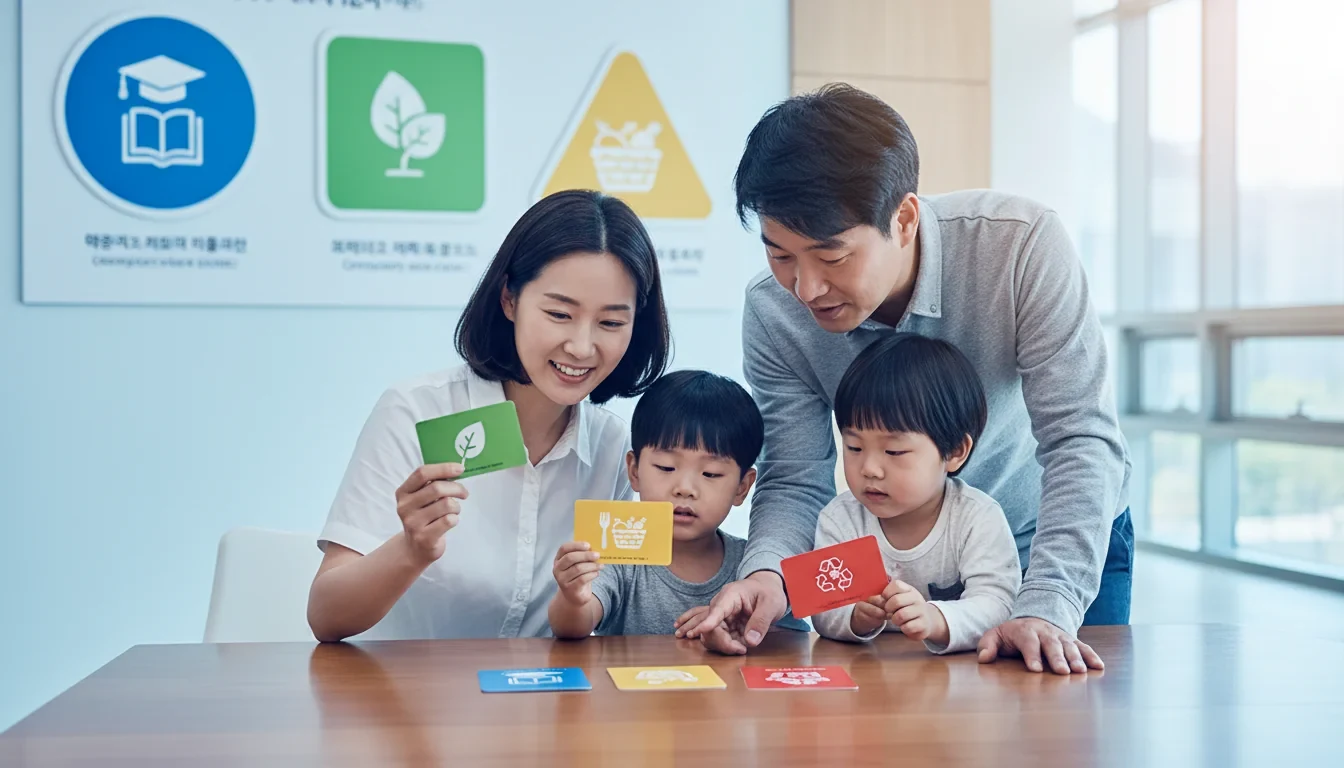 기초생활수급자와 차상위계층을 위한 평생교육이용권, 환경보건이용권, 농식품바우처 세 가지 바우처 혜택 비교 안내