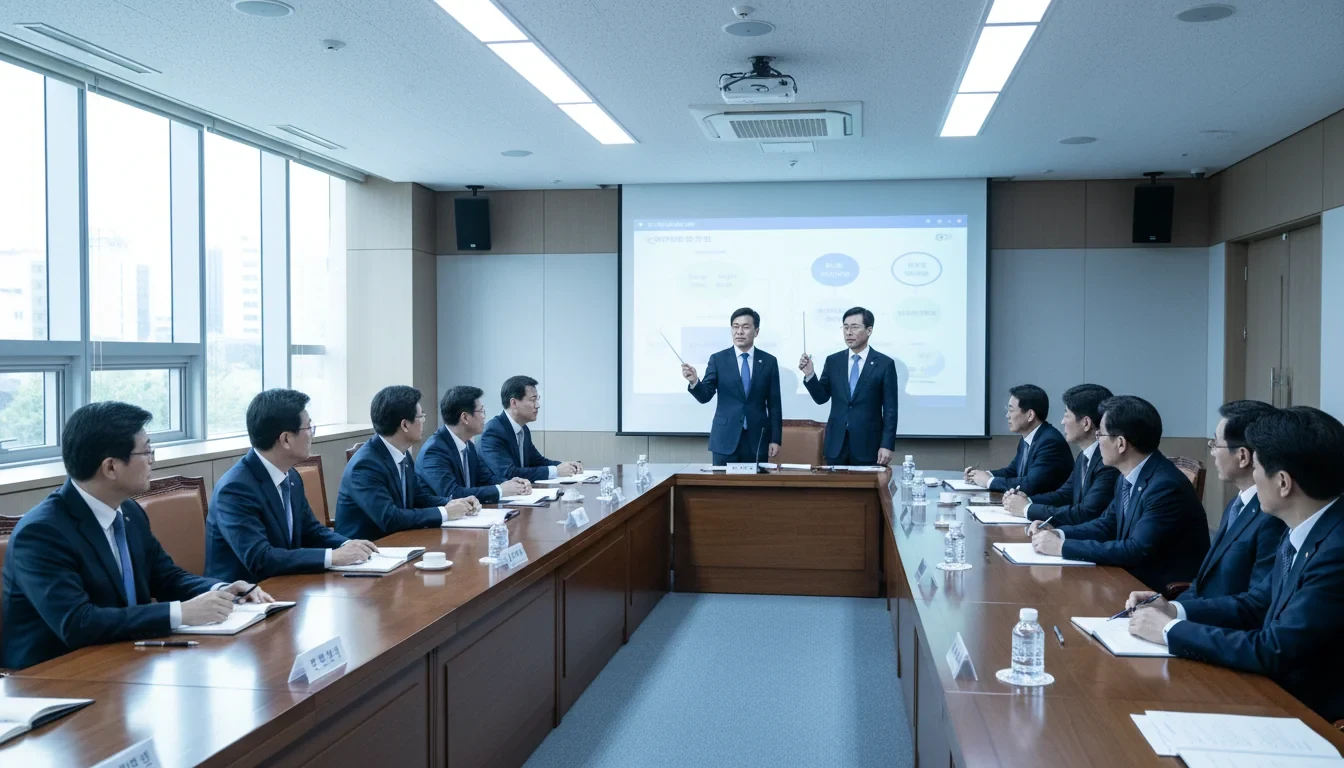 공정거래위원회와 금융감독원 관계자들이 금융회사 약관업무 담당자들을 대상으로 금융약관 심사 공동 설명회를 진행하는 모습