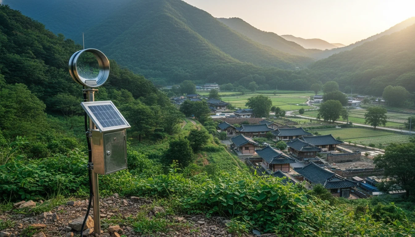 산사태 위험지역 확인 방법, 100㎡ 단위로 우리 마을 위험등급 조회하려면?