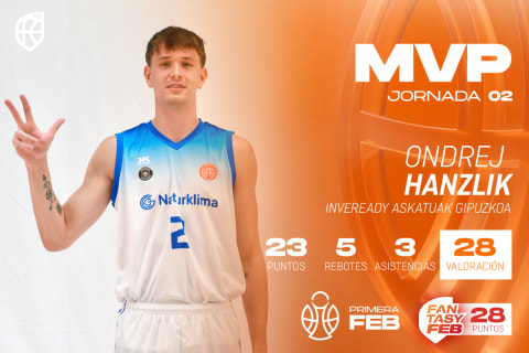 J.2: Ondrej Hanzlik, el MVP del regreso positivo a Euskadi