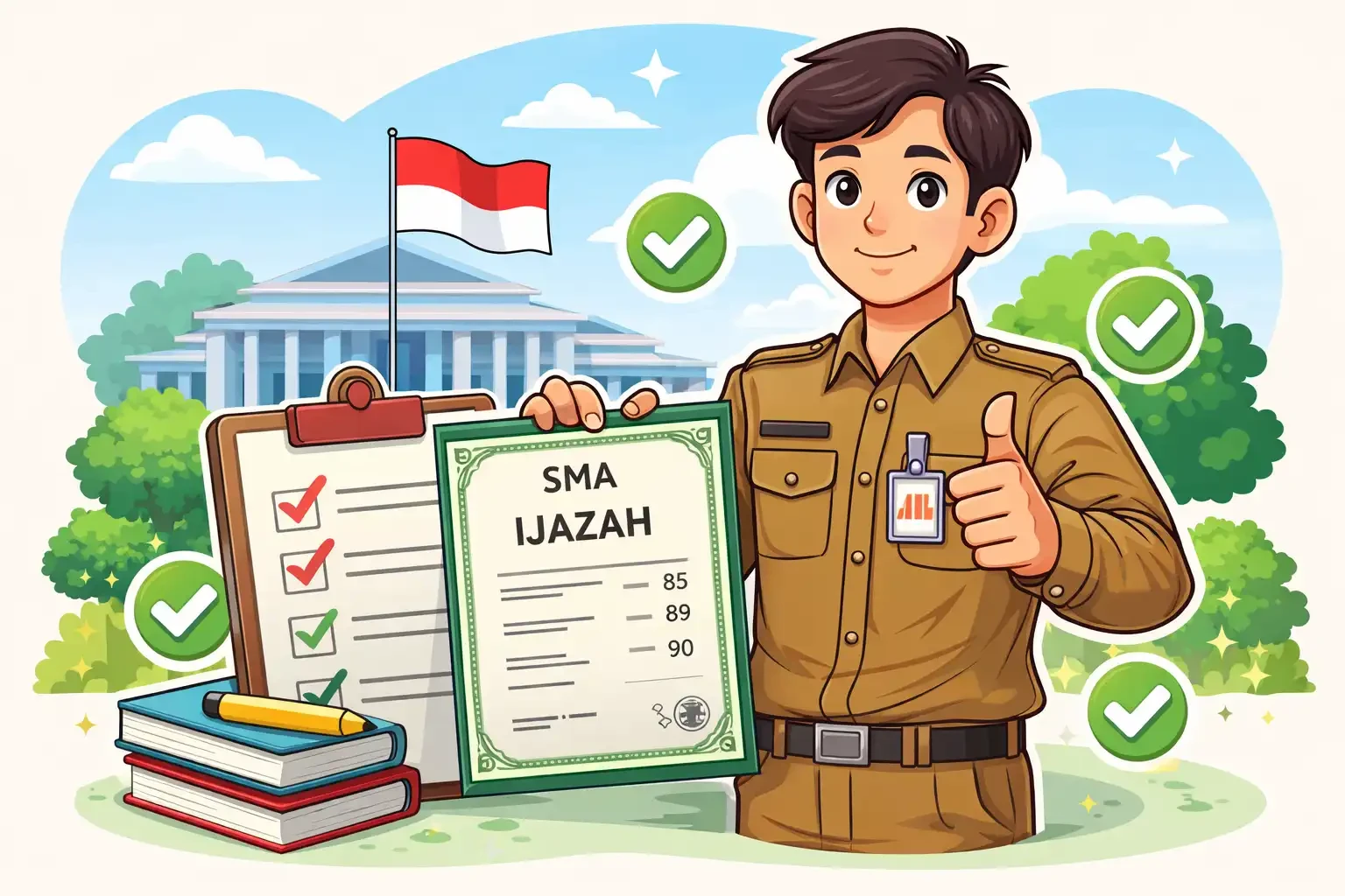 Standar Nilai Ijazah SMA Lulus CPNS & Keamanan Skor SKD 300