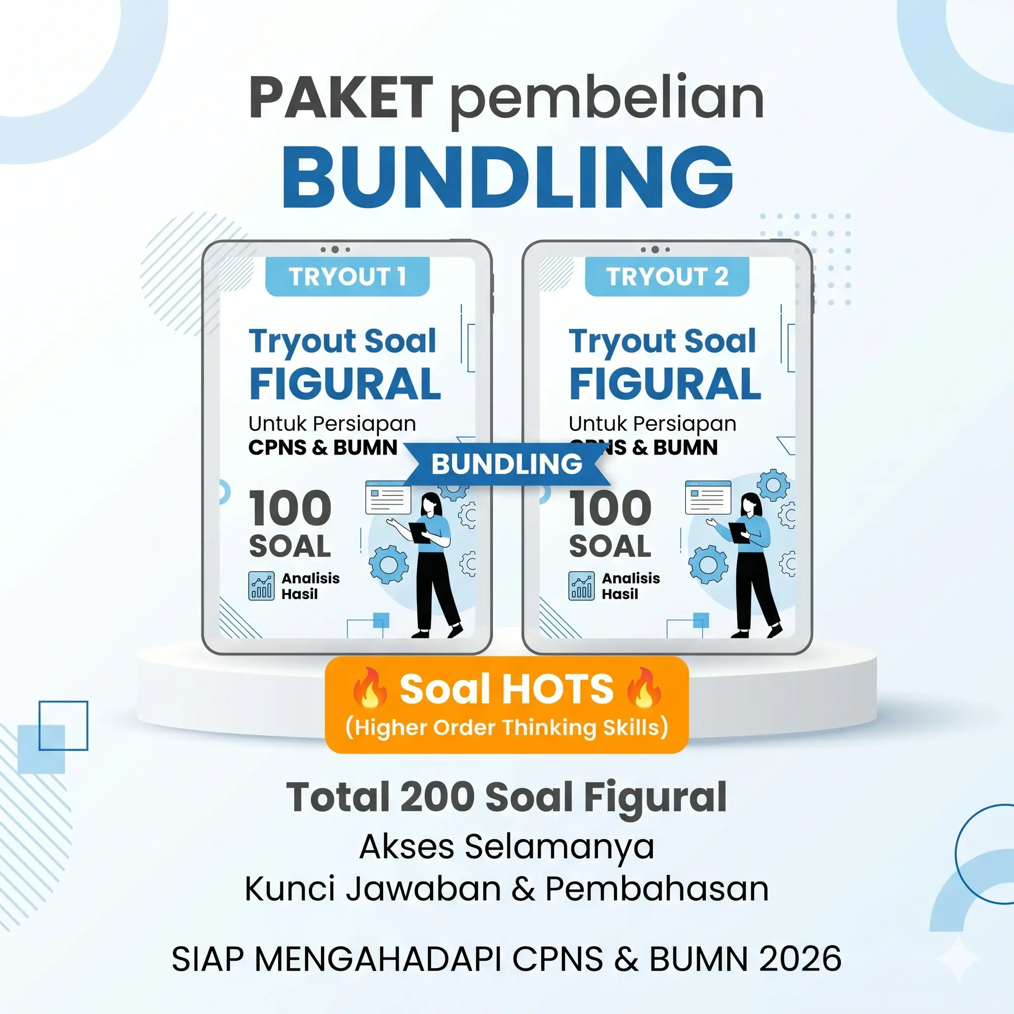 Bundling Tryout Soal Figural CPNS & BUMN 2026