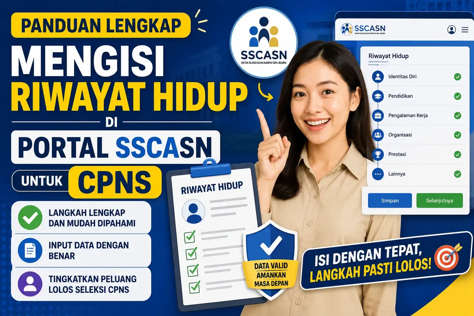 Panduan Lengkap Mengisi Riwayat Hidup di Portal SSCASN untuk CPNS