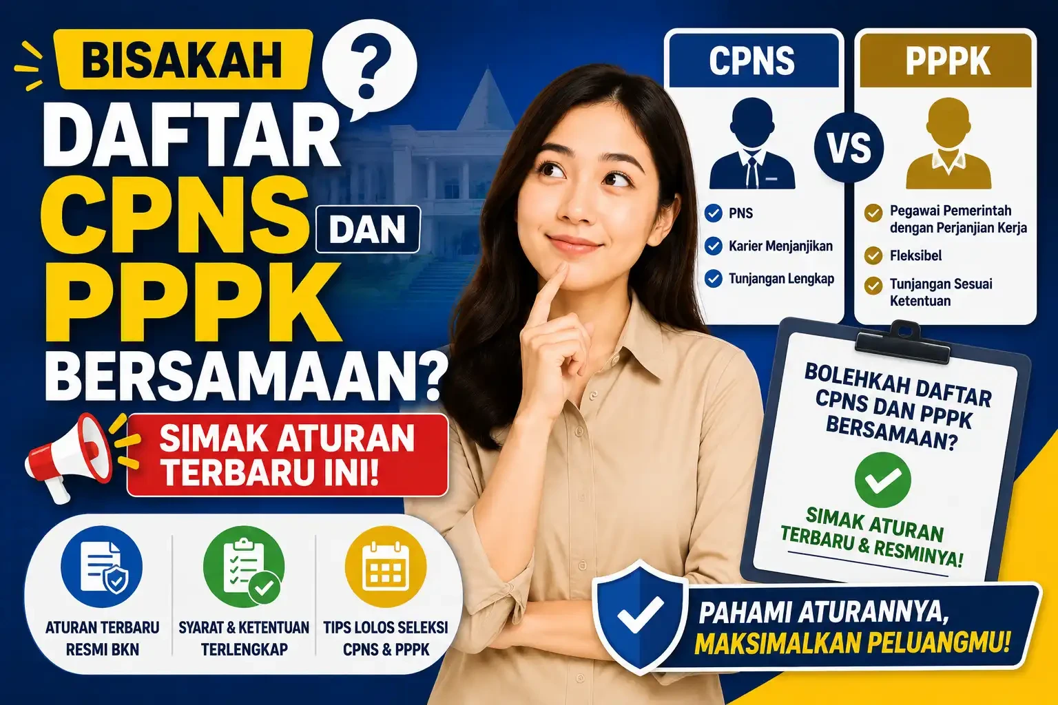 Bisakah Daftar CPNS dan PPPK Bersamaan Simak Aturan Terbaru Ini