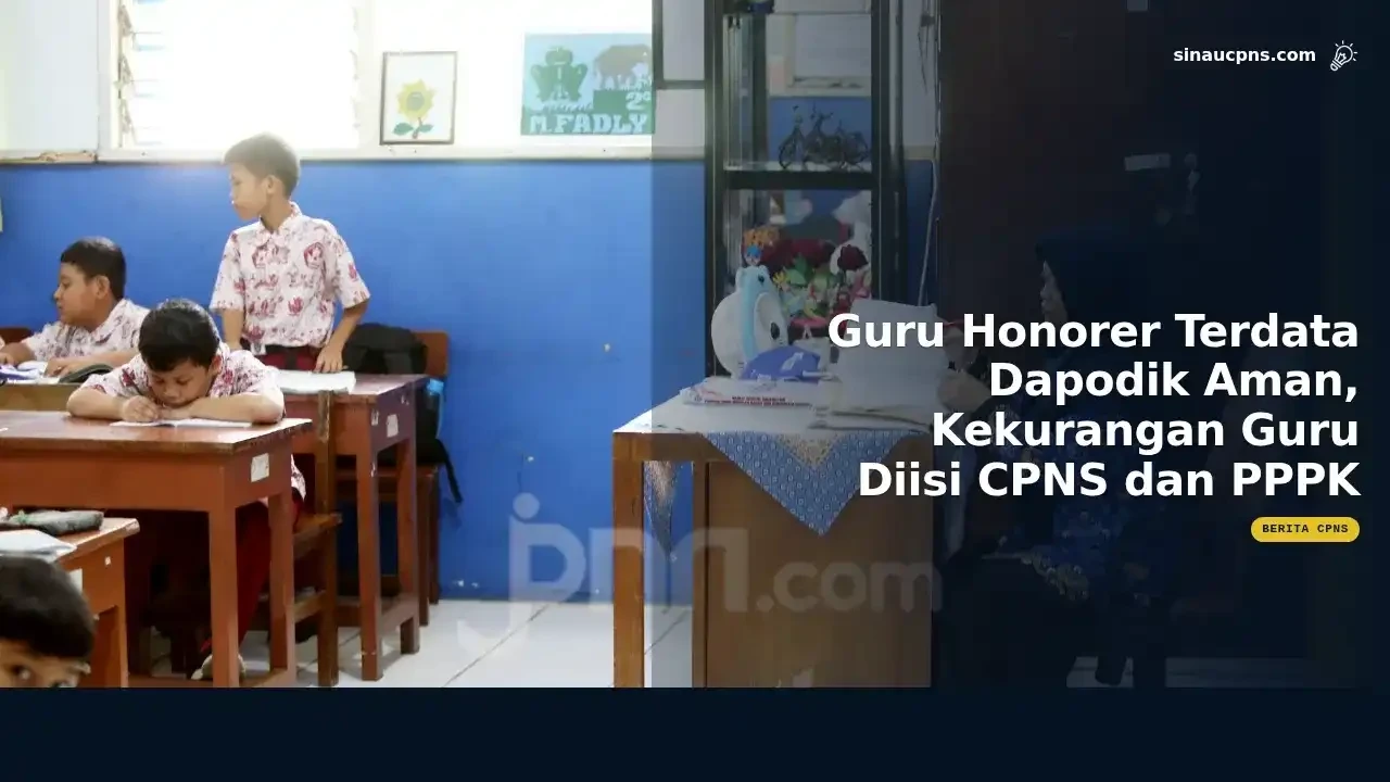 Guru Honorer Terdata Dapodik Aman, Kekurangan Guru Diisi CPNS dan PPPK