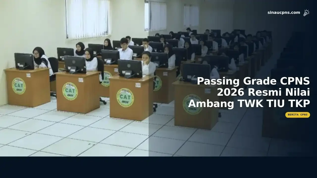 Passing Grade CPNS 2026 Resmi Nilai Ambang TWK TIU TKP