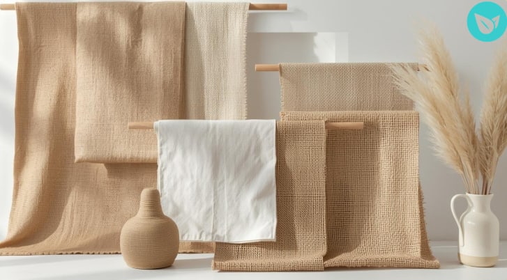 Tessuto in Juta | Tessuto Naturale | Versatile e sostenibile per i tuoi progetti d'arredamento.