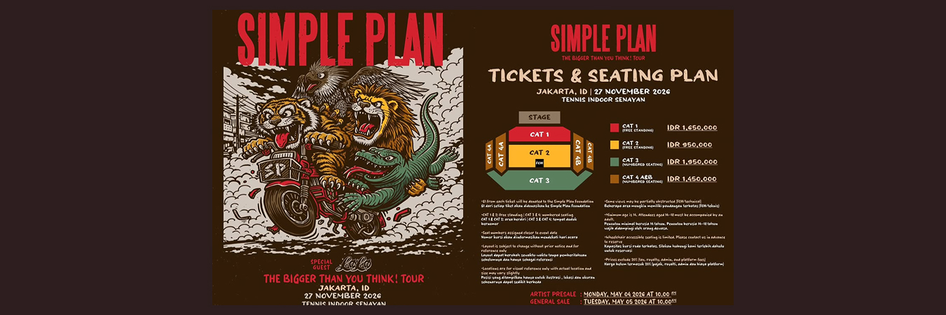 Simple Plan - Live in Indonesia 2026