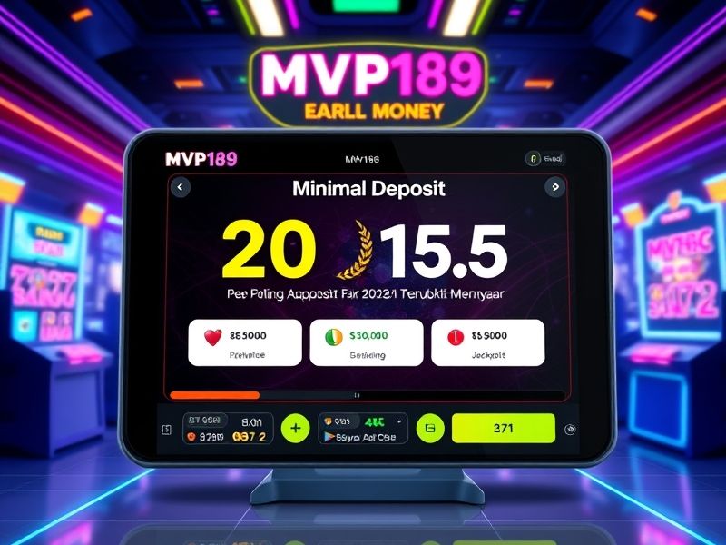 Tampilan antarmuka MVP189 minimum deposit