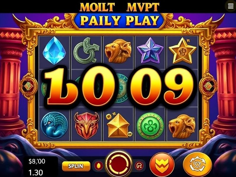 Tampilan antarmuka bonus game MVP189