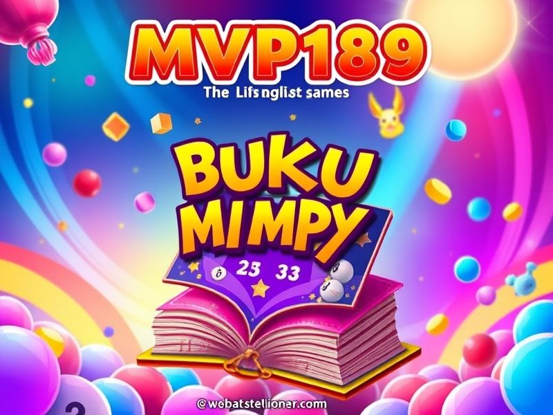 Banner promo MVP189 Buku Mimpi Togel 2D Bergambar