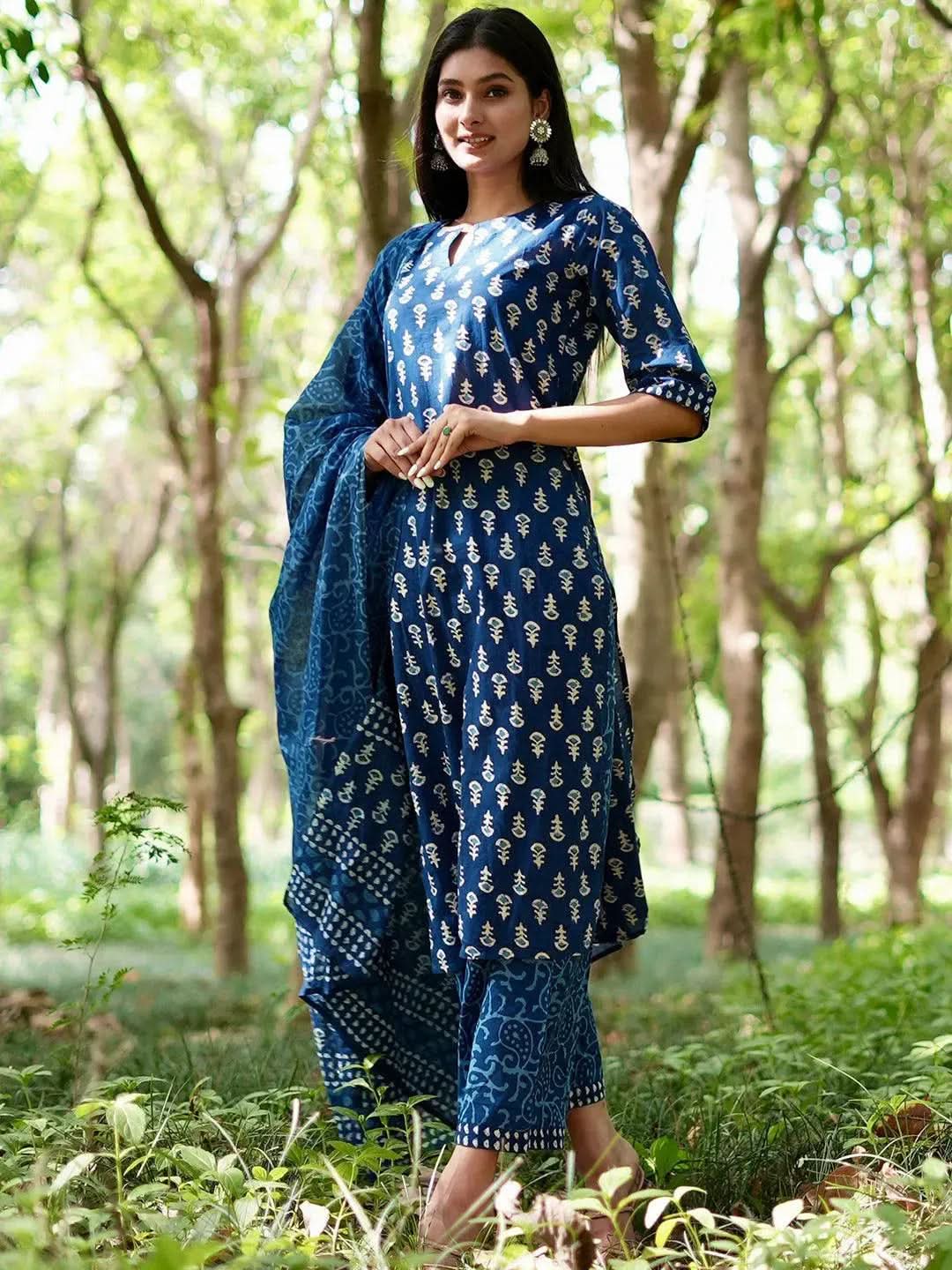 Straight Kurta Palazzo Set