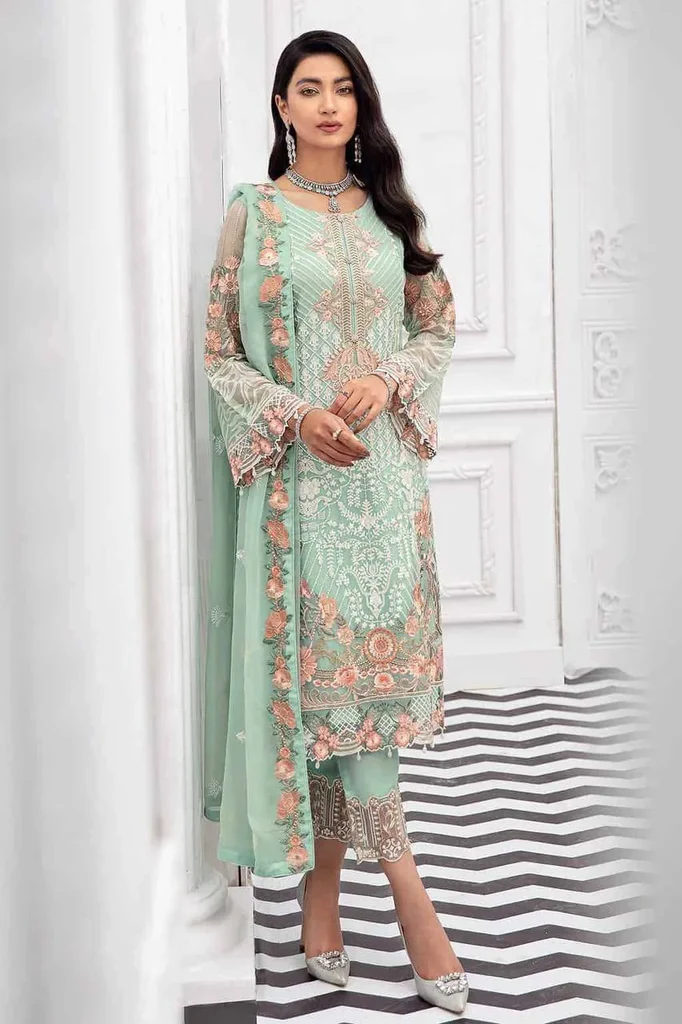Heavy Embroidered Wedding Suit Set
