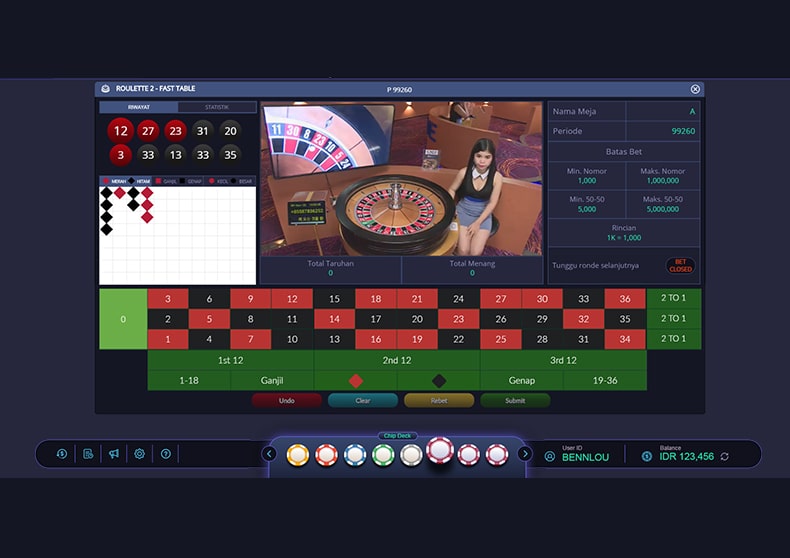 Indo138 - Bermain Live Casino Online Roulette dengan Dealer Profesional