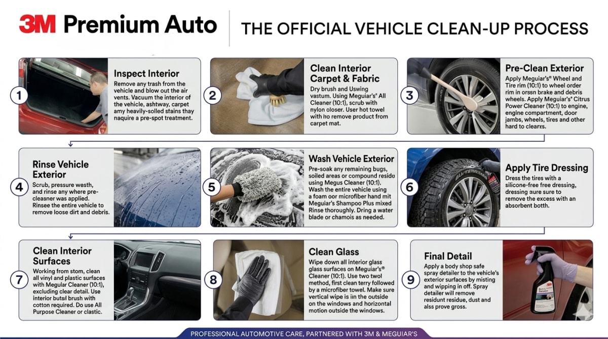 Vehicle Clean Up Process