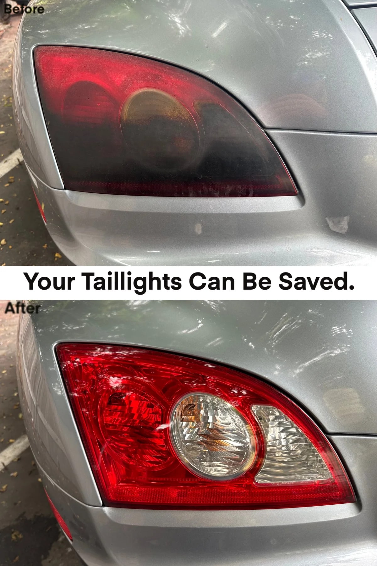 Finished tail light detail
