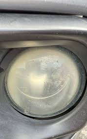 Fog light restoration detail
