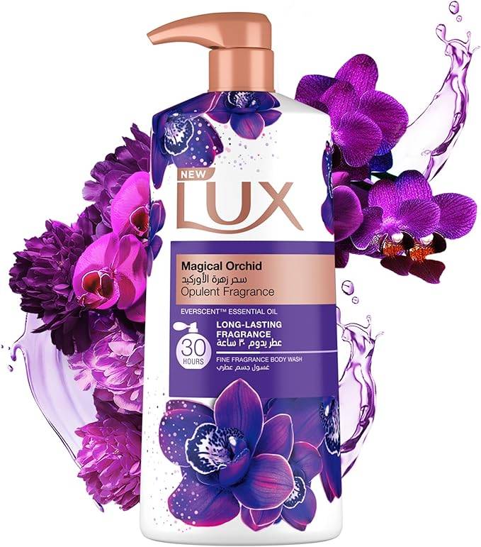 LUX Opulent Fragrance Body Wash, NEW Magical Orchid, 30H Long-Lasting Scent, with Everscent Essential Oil, 700ml Exshopi | LUX Magical Orchid Body Wash 700ml