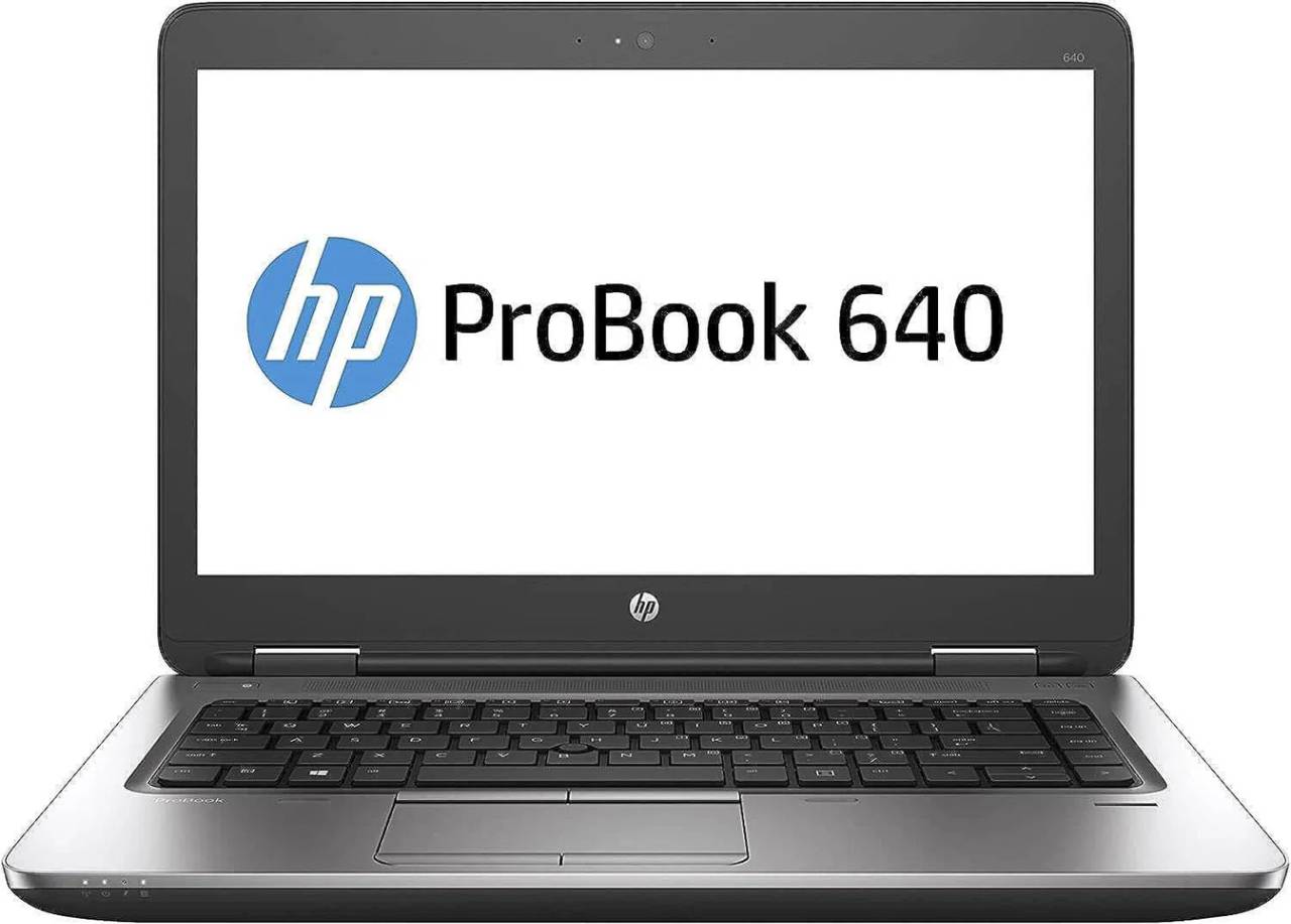 HP ProBook 640 G2 14" HD Business Laptop | Intel Core i5 6th Gen | 8GB RAM | 256GB SSD | Windows 10 Pro (Renewed)