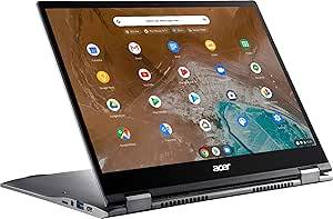 Acer Chromebook Spin 713 2-in-1 13.5in 2K LED Touch Screen Intel i5-10210U up to 4.2GHz 4GB Memory 128GB SSD Backlit Keyboard Steel Gray (Renewed)