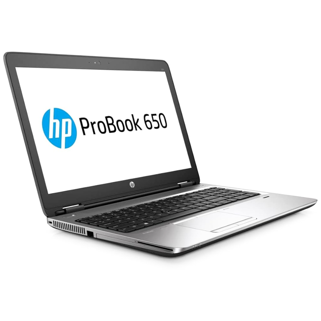 HP ProBook 650 G2 Business Laptop - Intel Core i7 6th Gen CPU / 8GB DDR4 RAM / 256GB High-Speed SSD / 15.6-inch Display / Windows 11 Pro - Refurbished