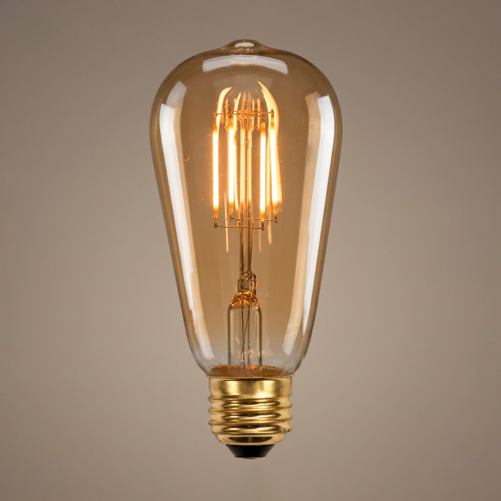 Vintage Filament 4W
Bombillo ambiental de estilo retro
El bombillo Vintage Filament 4W destaca por su diseño clásico en forma de gota, inspirado en las primeras lámparas incandescentes. Su filamento visible aporta un carácter nostálgico ideal par
Ámbar