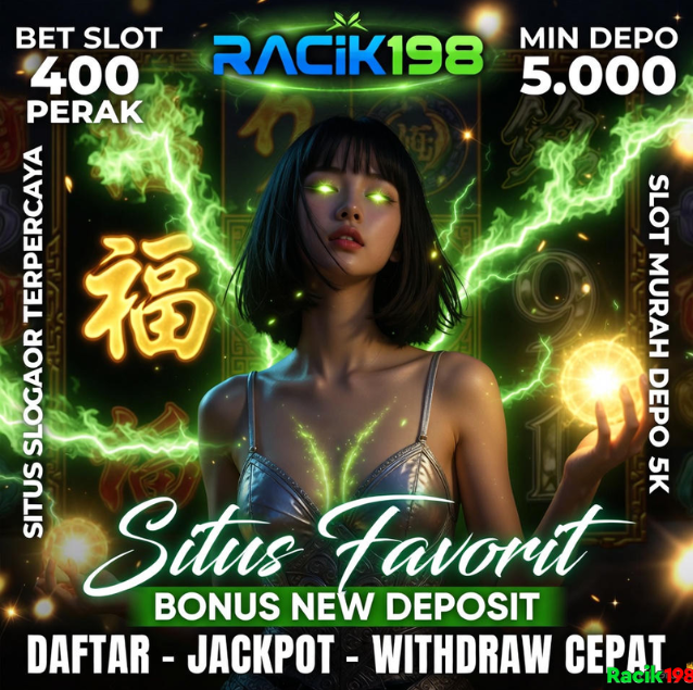RACIK198 ~ Platform Slot Online Dengan Teknologi Mutakhir AI Tercanggih