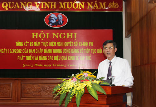Tiếp tục đổi mới, phát triển và nâng cao hiệu quả kinh tế tập thể