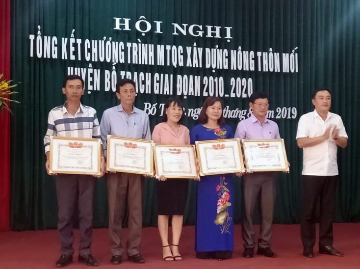 Bố Trạch: Xây dựng 12/28 xã đạt chuẩn nông thôn mới