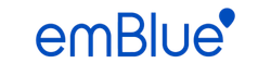 Logo de emblue — cliente de The Happy Brokers