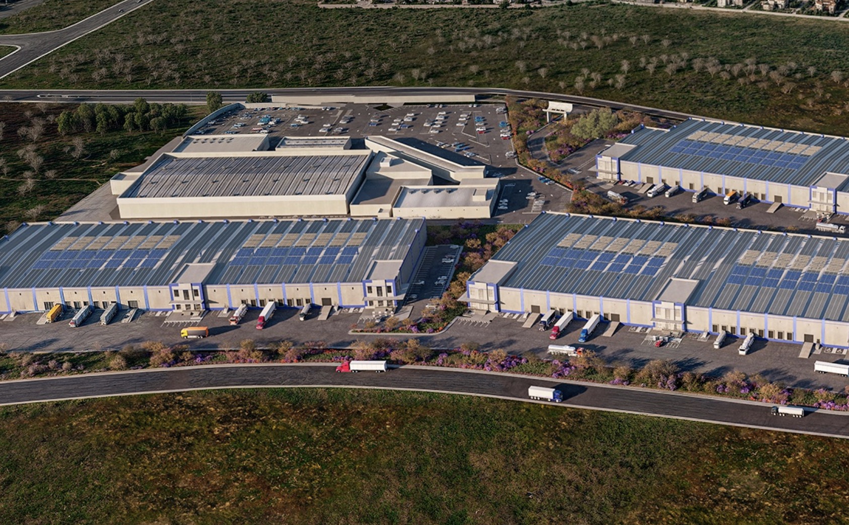 Santa Fe Business Park TJ-025 — exterior mega nave industrial Tijuana 208,586 ft²