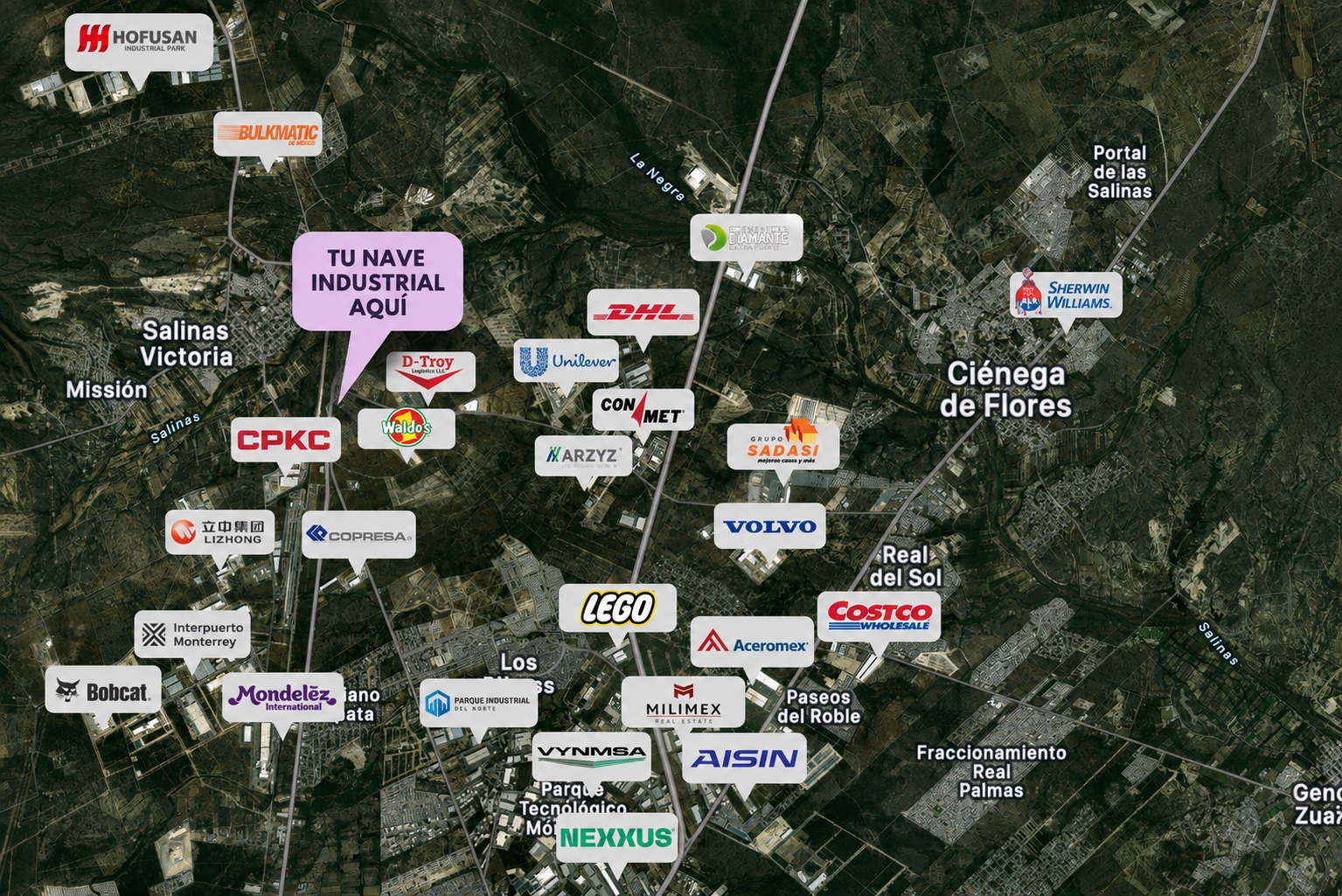 Bodega en renta en Salinas Victoria, Monterrey Nuevo León — NL-169 Nave Parque AAA foto 2