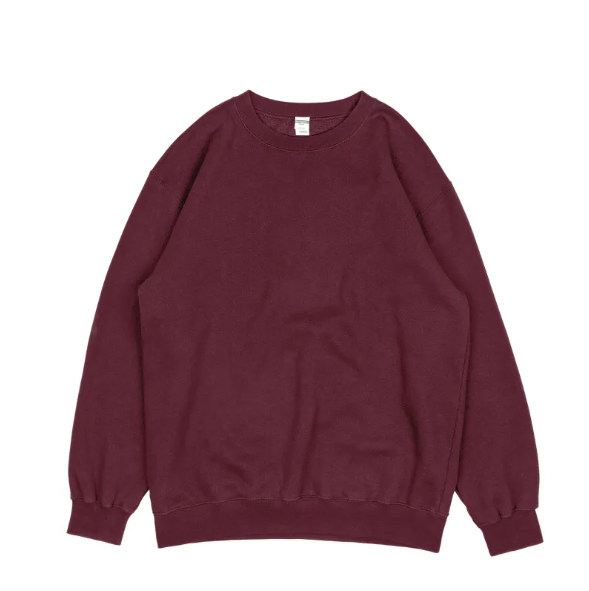 Sweatshirt Embroidery - type 260gsm - Size S - Maroon color